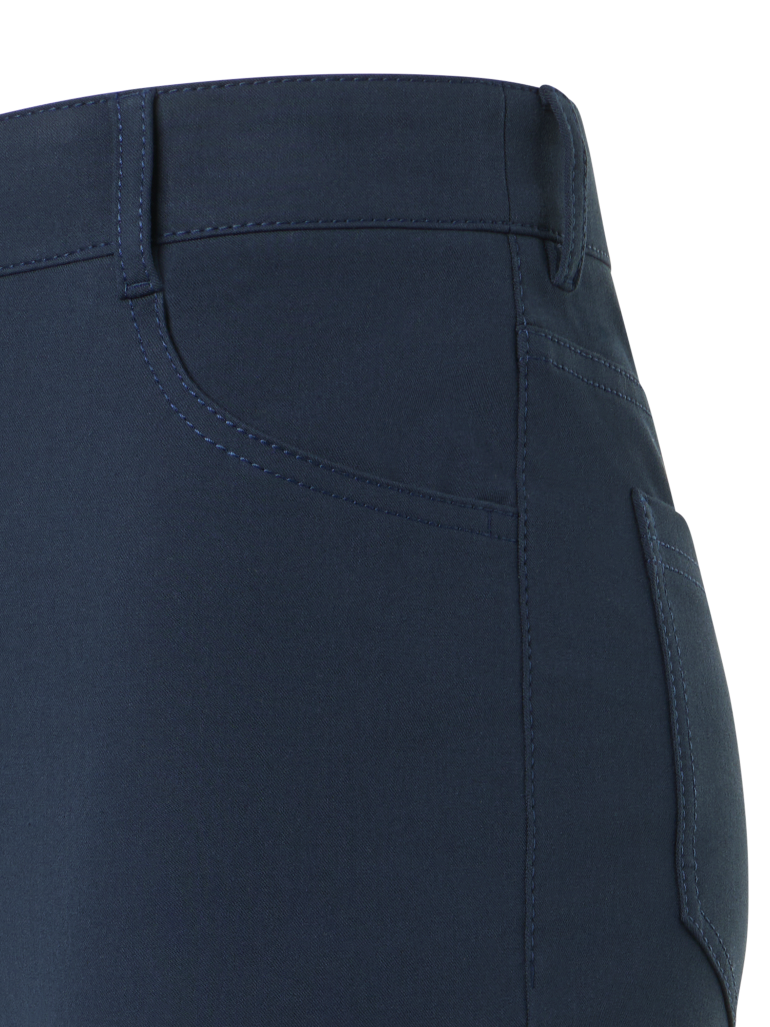 Cali Mid-Rise Cropped Bootcut Cotton Bi-Stretch Pants - Image 3