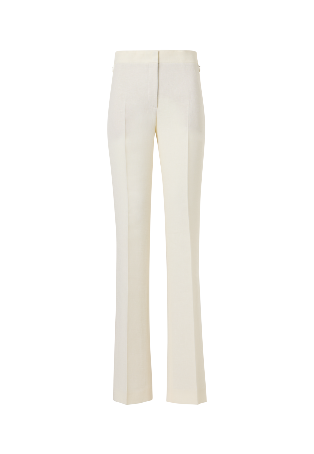 Carl Straight-Leg Pants in Linen-Wool Cr??pe Double-Face