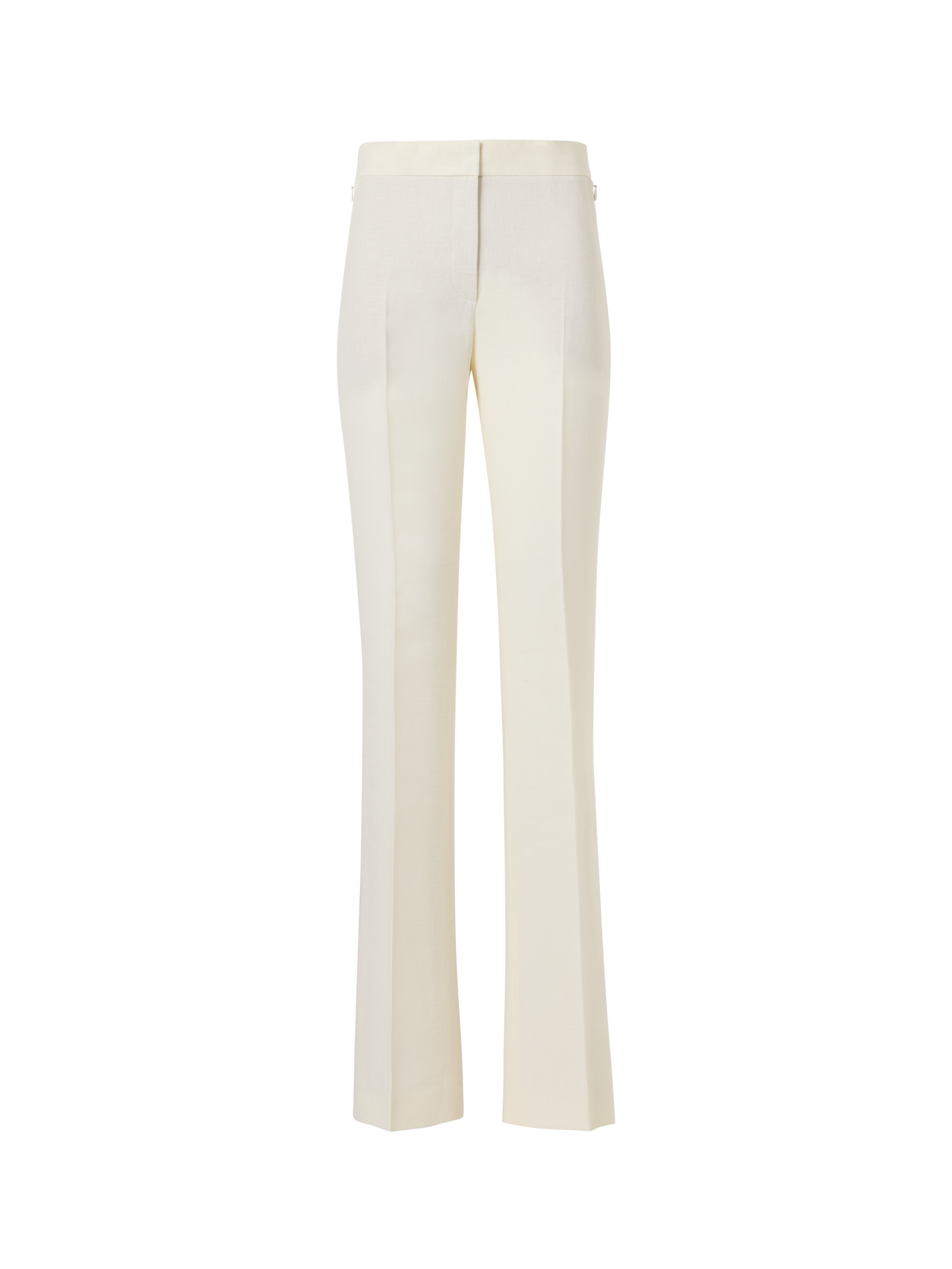 Carl Straight-Leg Pants in Linen-Wool Cr??pe Double-Face