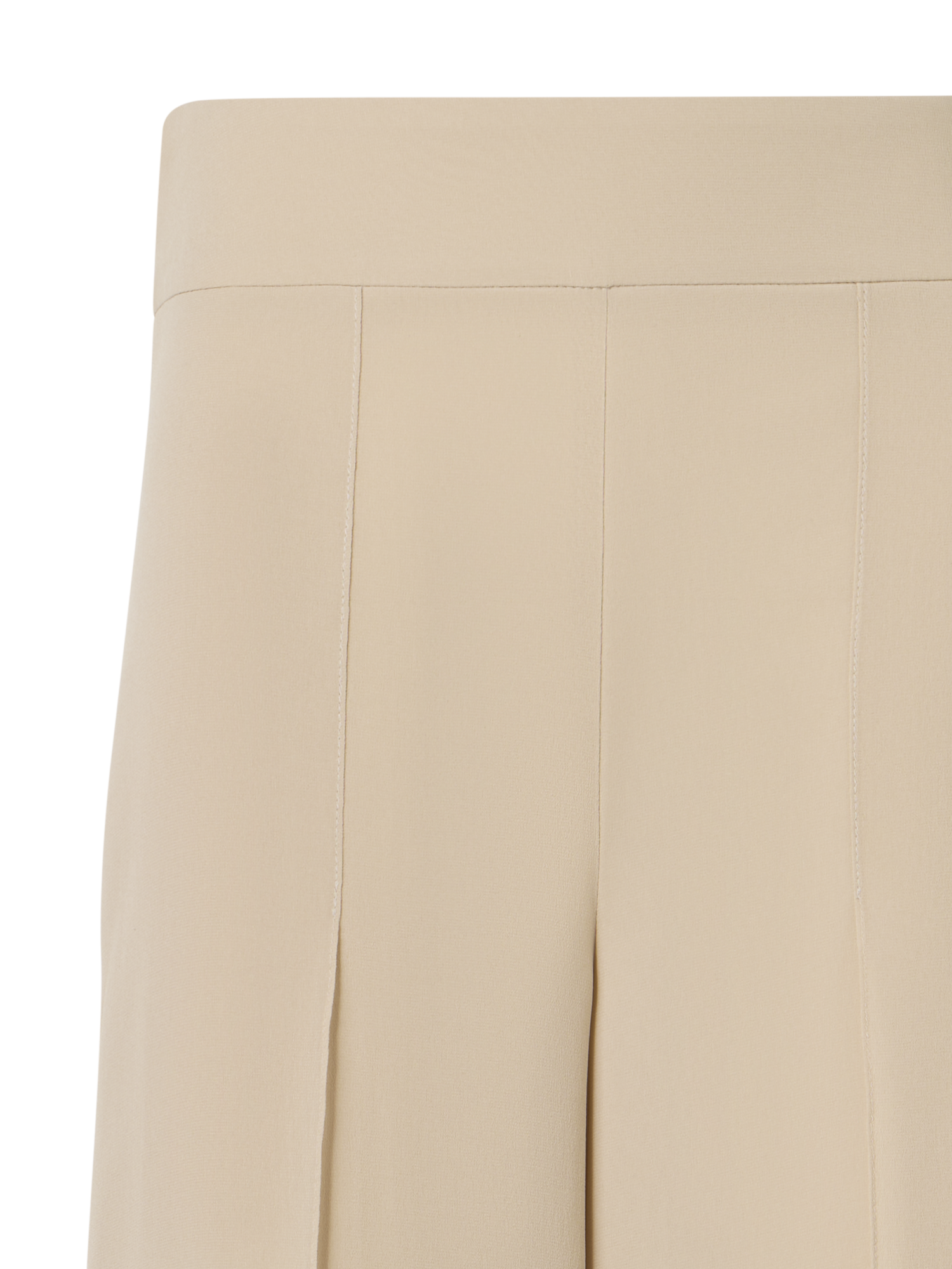 Fellia Wide-Flared-Leg Pants in Silk Georgette - Image 3