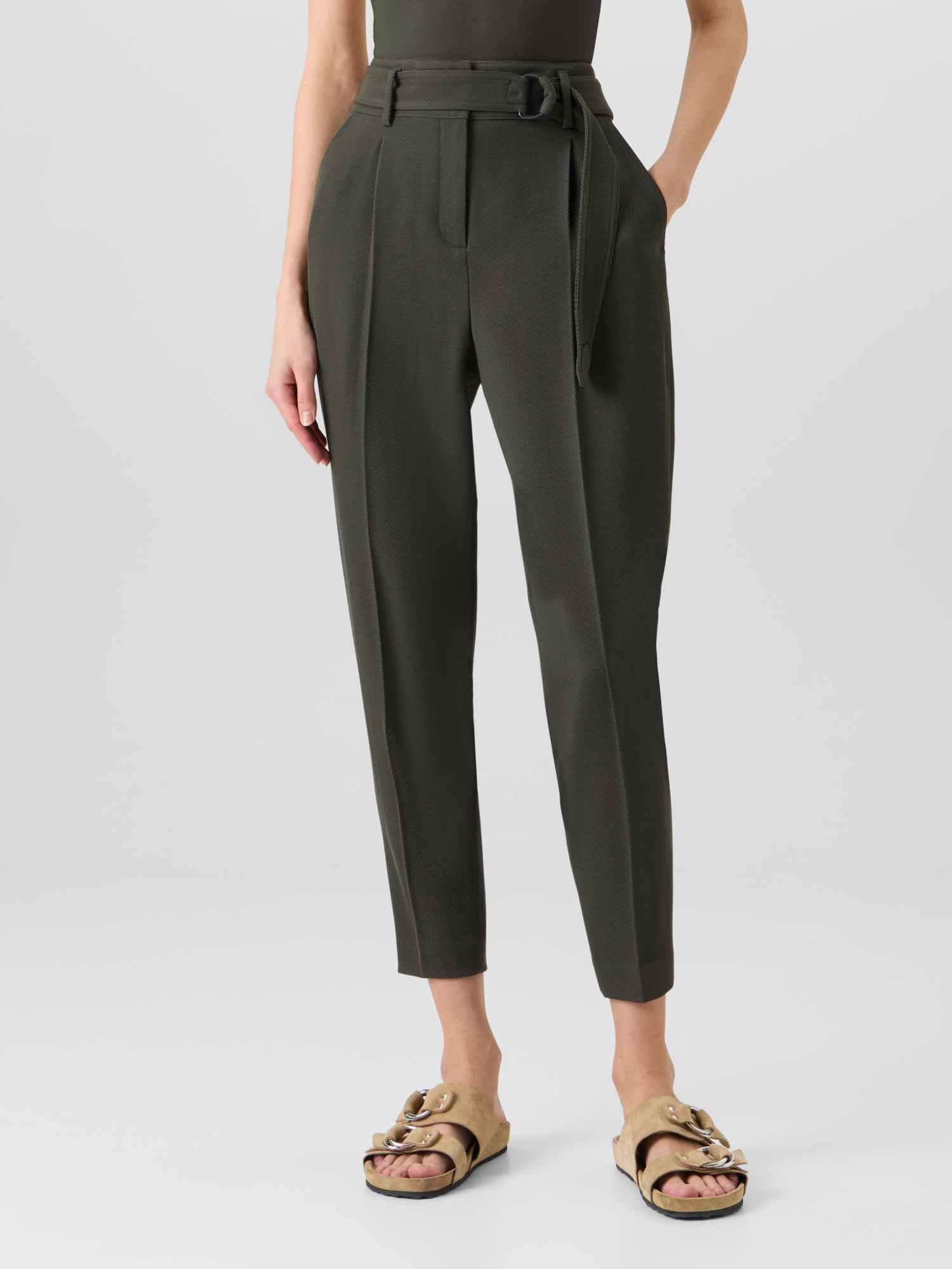 Fred Tapered-Leg Pants in Wool Tricotine - Image 5