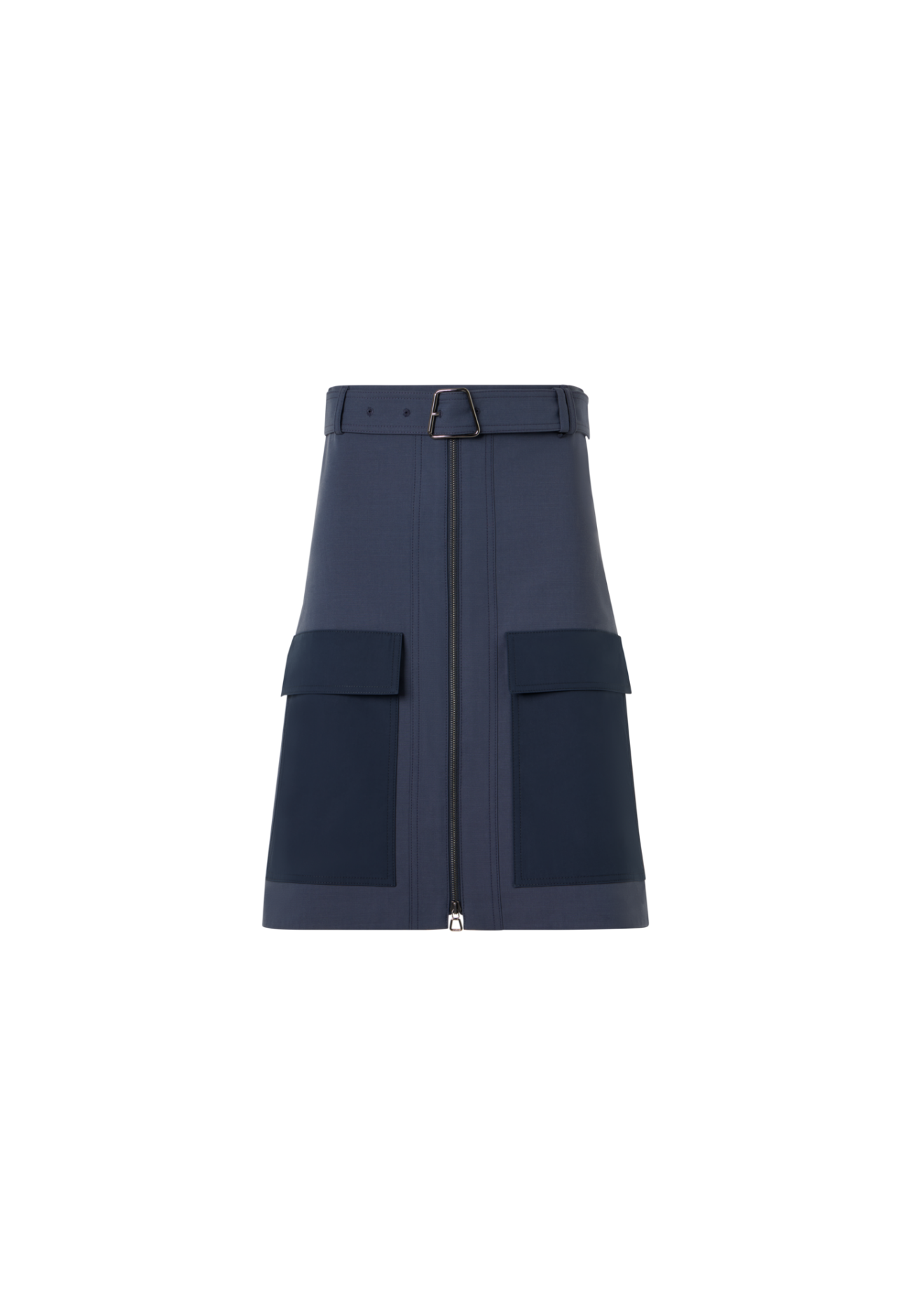 Cotton Double-Face Pencil Skirt