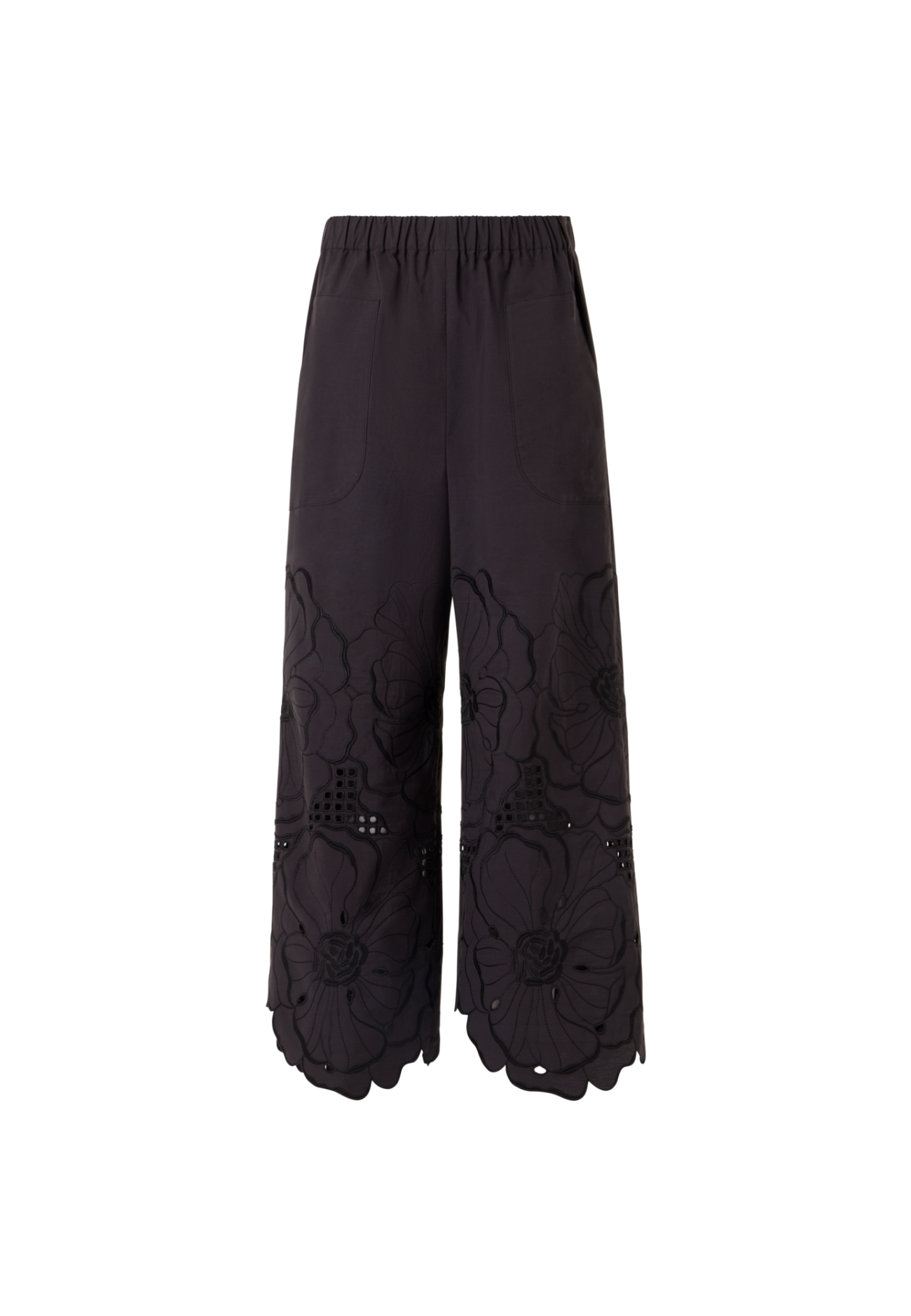 Wide-Leg Pants Frey in Cotton Poplin