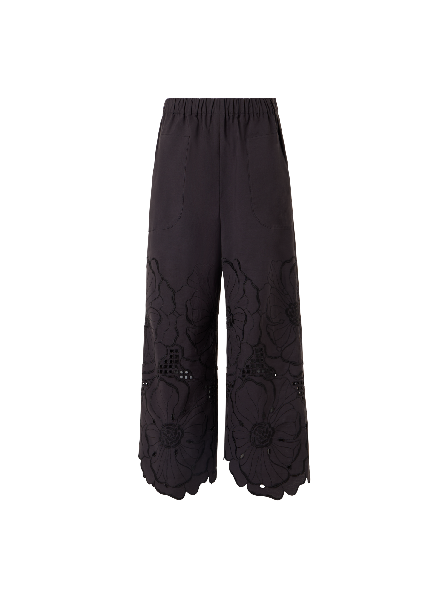 Wide-Leg Pants Frey in Cotton Poplin