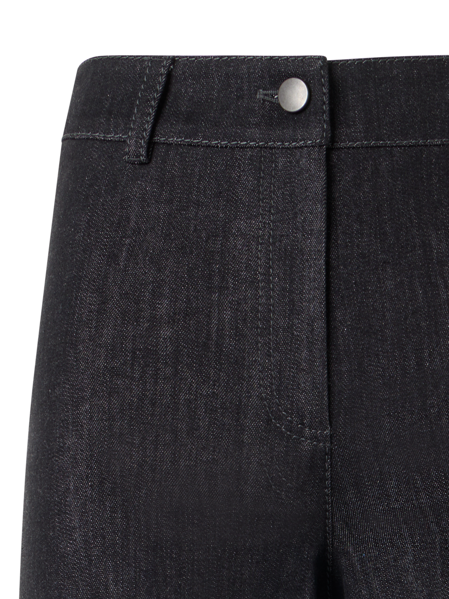 Caia Straight-Leg Pants in High-Stretch Cotton Denim - Image 3