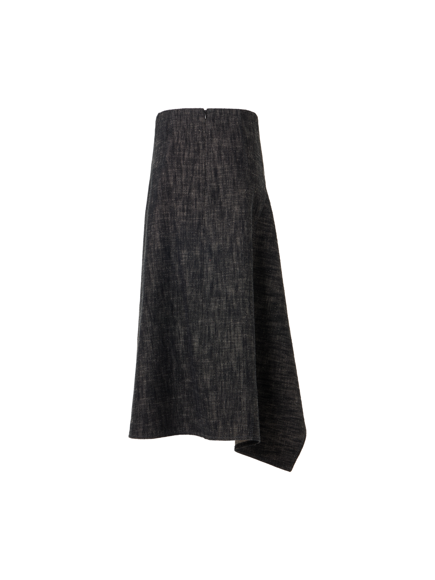 Washed Heavyweight Cotton-Denim Midi Skirt - Image 3