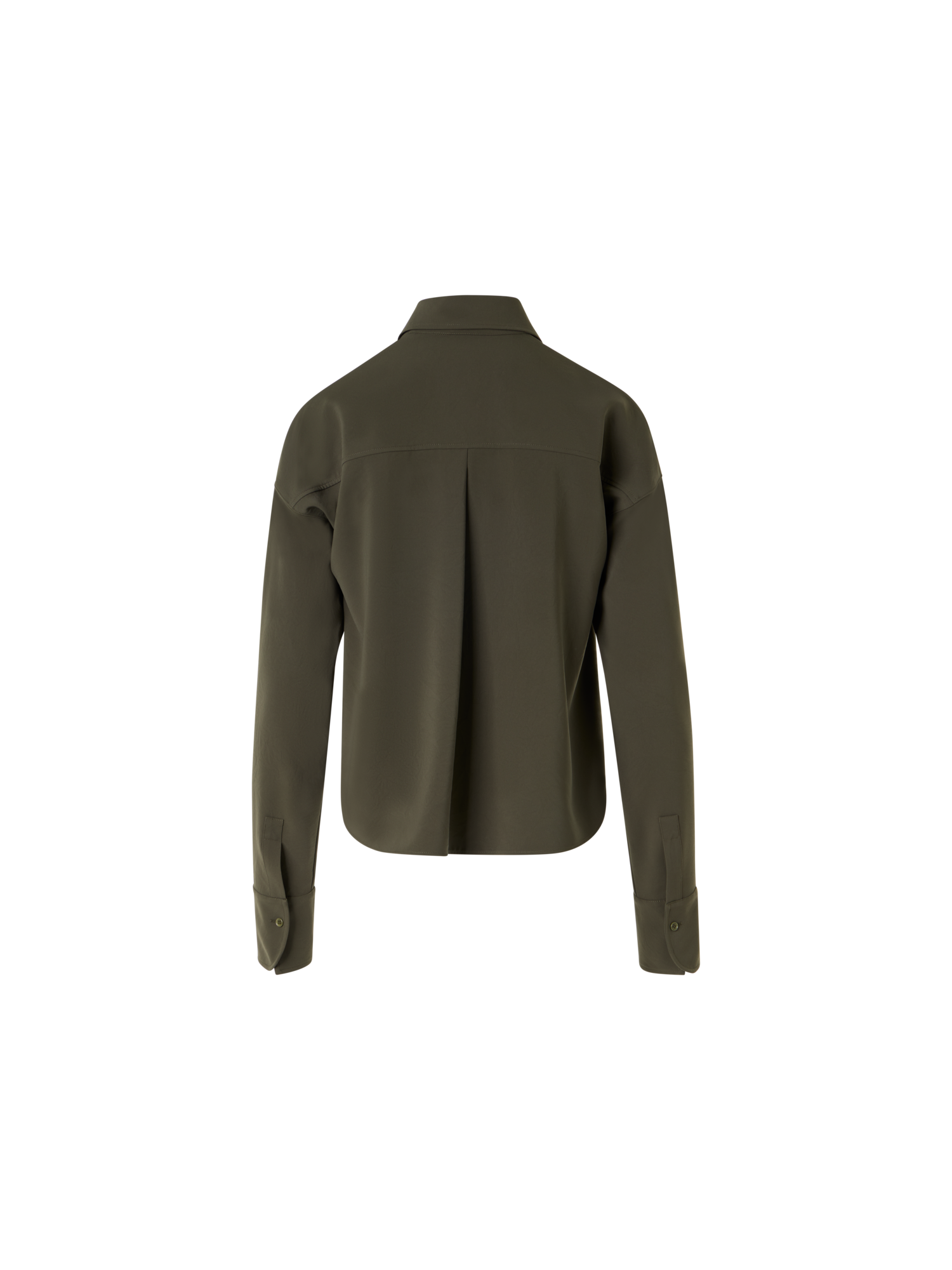 Long-Sleeve Lasercut-Cr??pe Blouse - Image 3