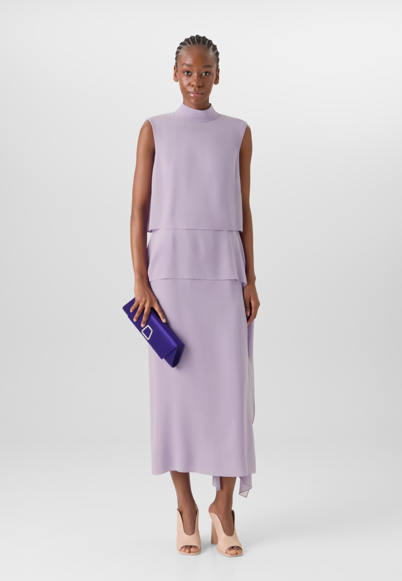 Sleeveless Silk Georgette Dress