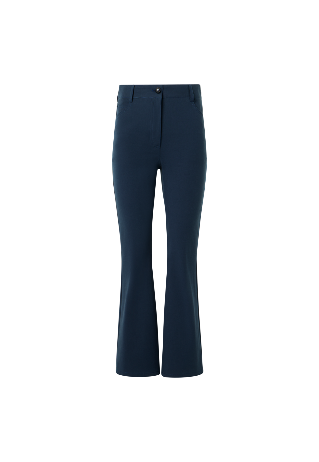 Cali Mid-Rise Cropped Bootcut Cotton Bi-Stretch Pants