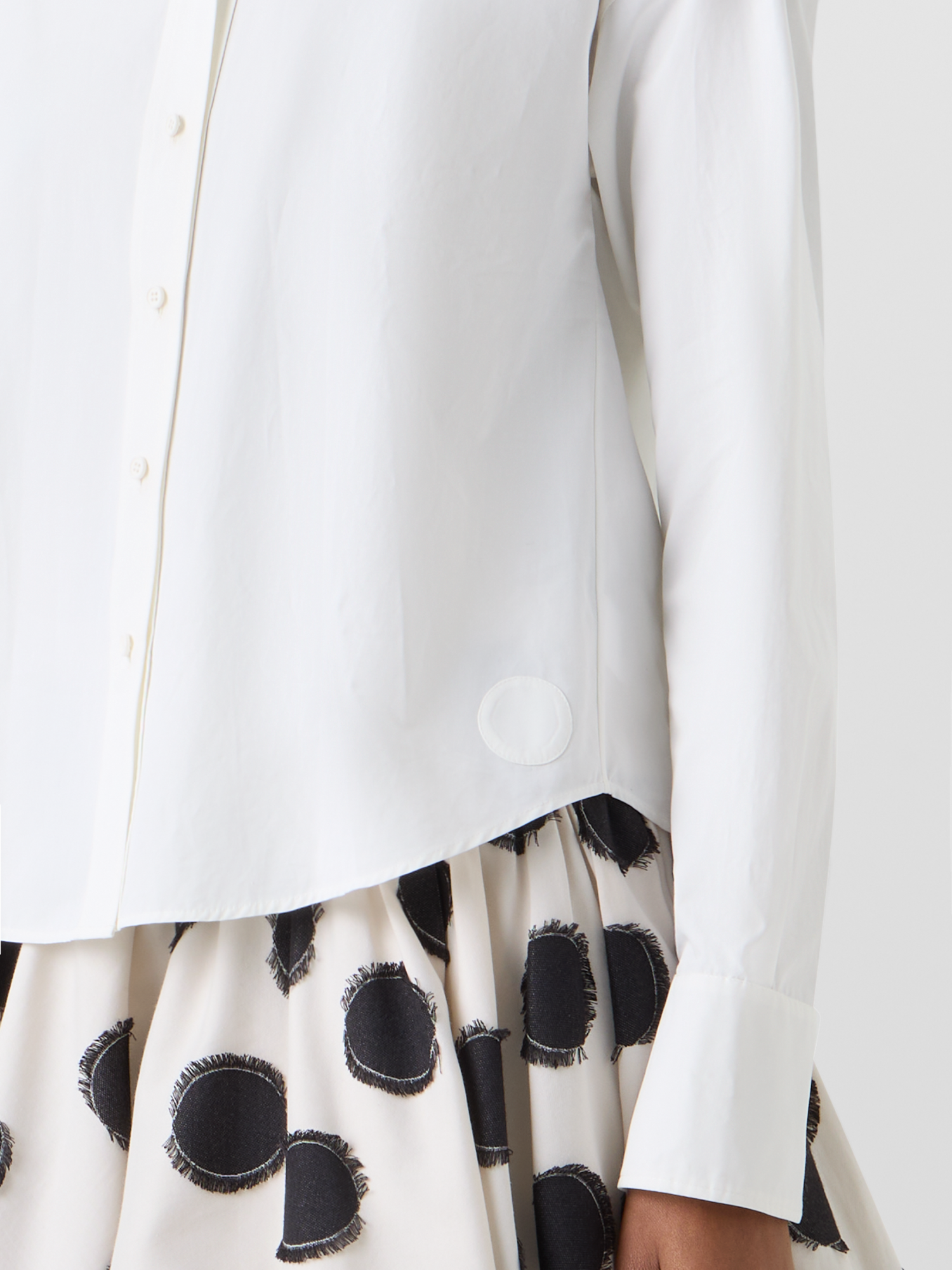 Long-Sleeve Cotton Poplin Shirt - Image 3