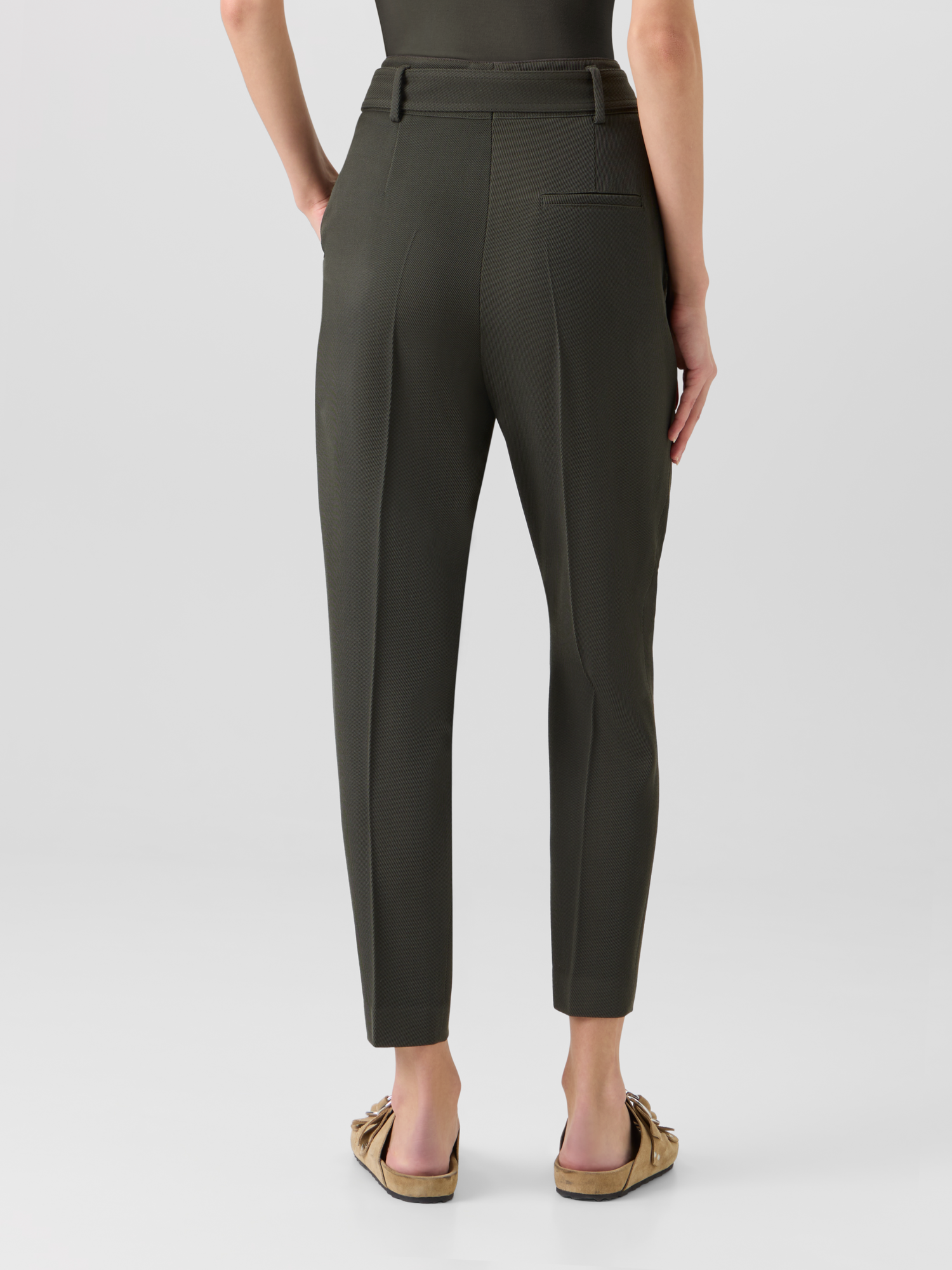 Fred Tapered-Leg Pants in Wool Tricotine - Image 7