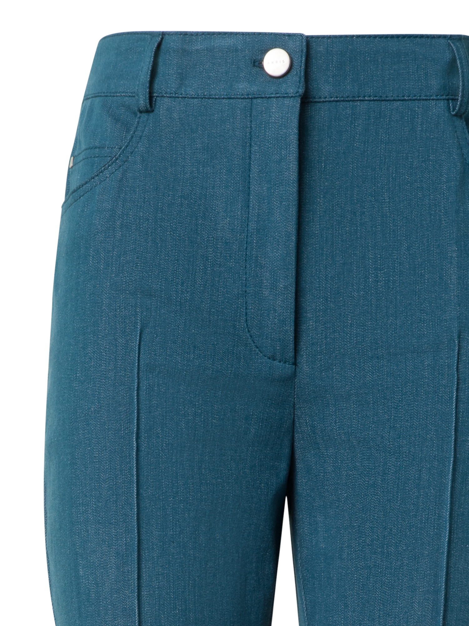 Farid Bootcut Pants in Stretch-Cotton Denim - Image 3