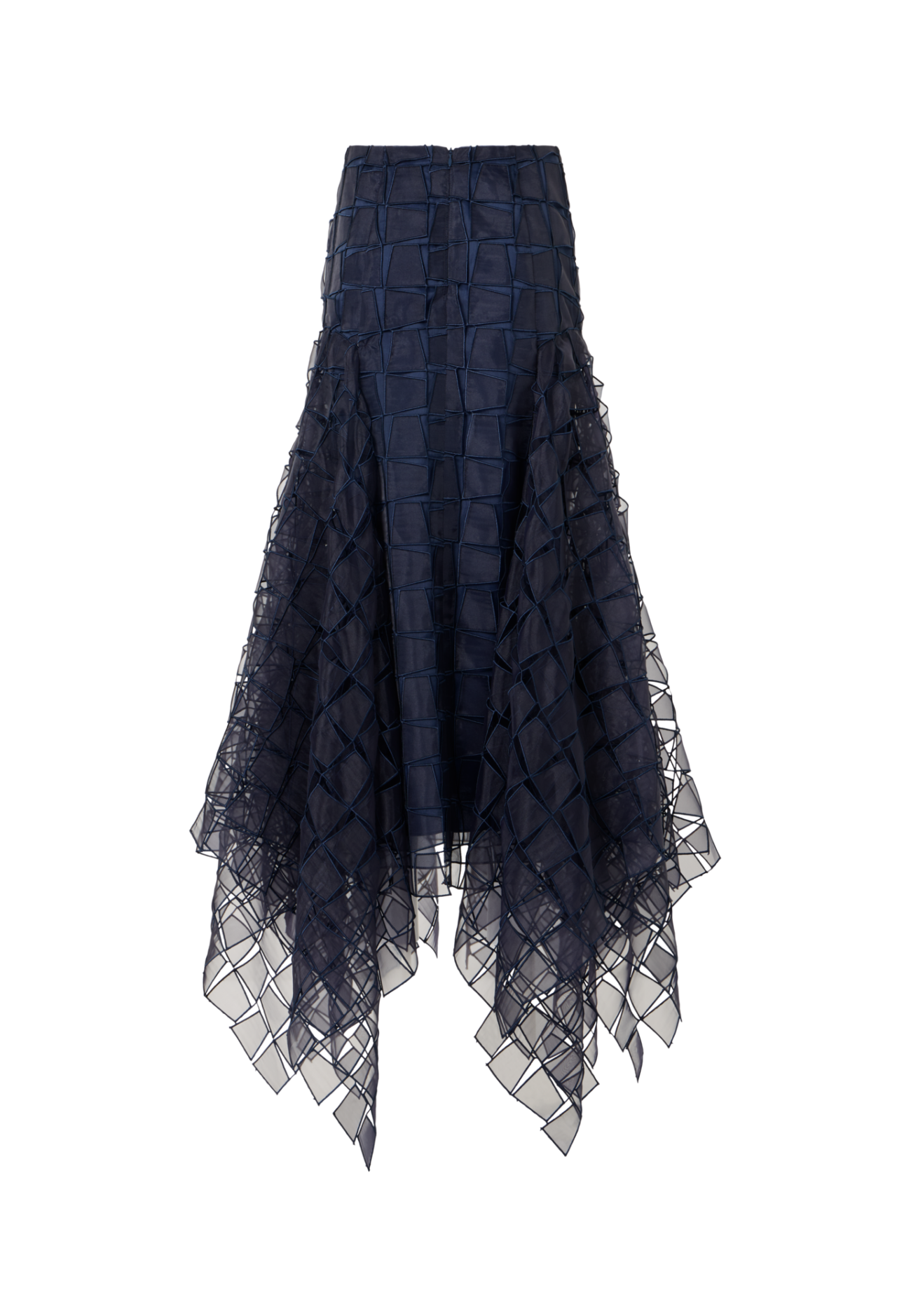 Trapezoid Organza Handkerchief Skirt