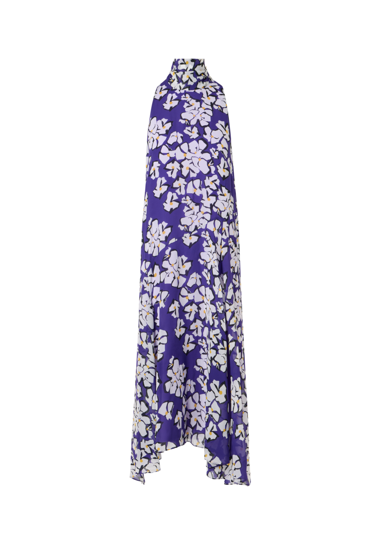 Sleeveless Papercut Flower Midi Dress