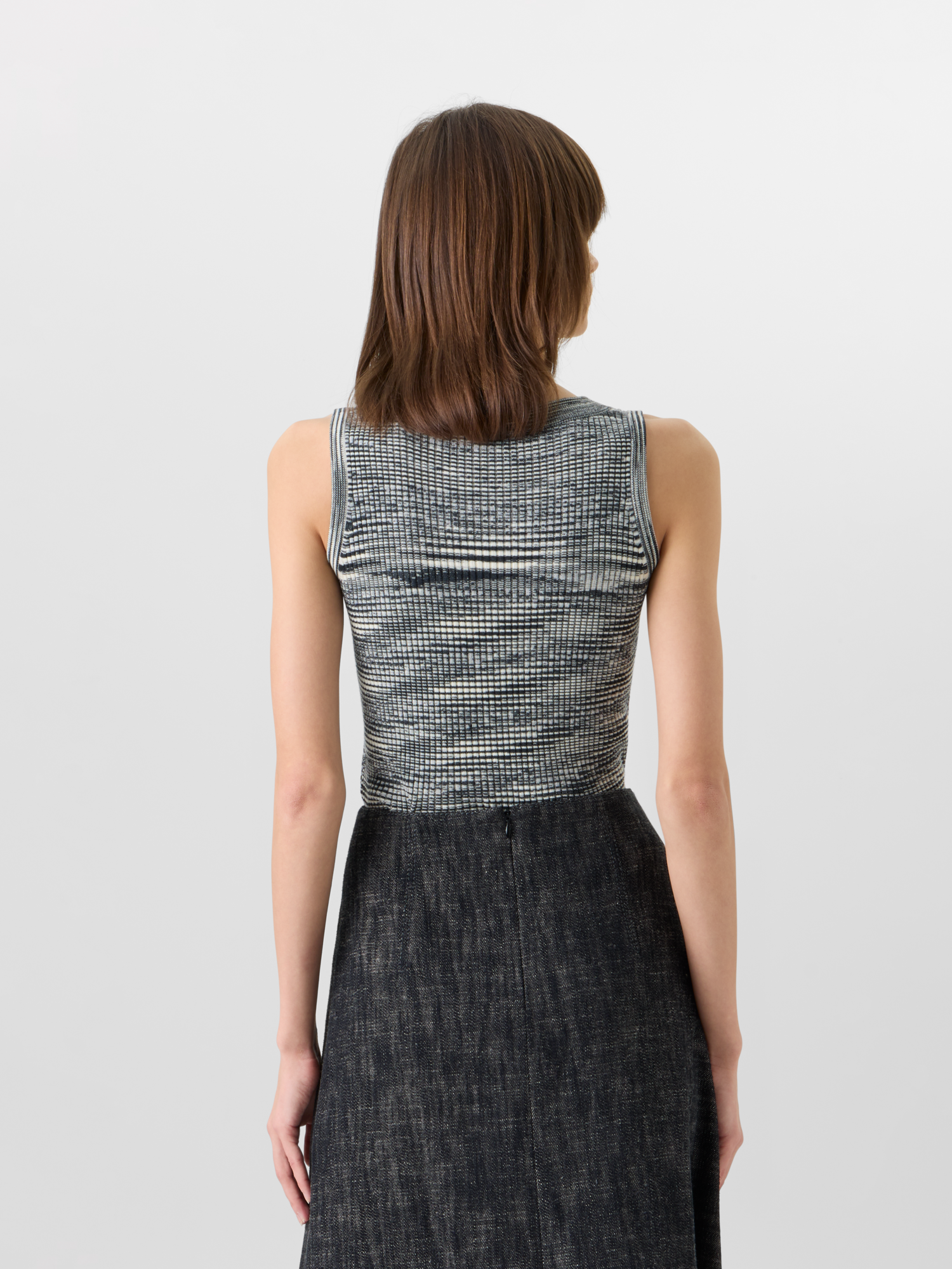 Washed Heavyweight Cotton-Denim Midi Skirt - Image 4